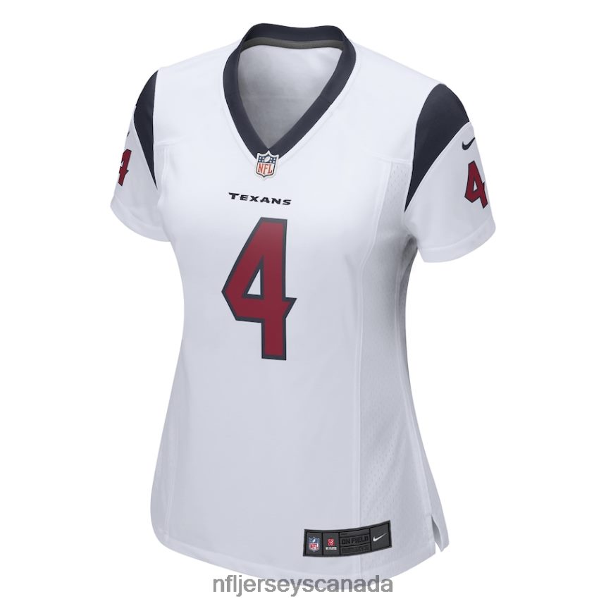 Women Deshaun Watson Houston Texans Nike Player Game Jersey - White Clothing NFL TBXFR63067