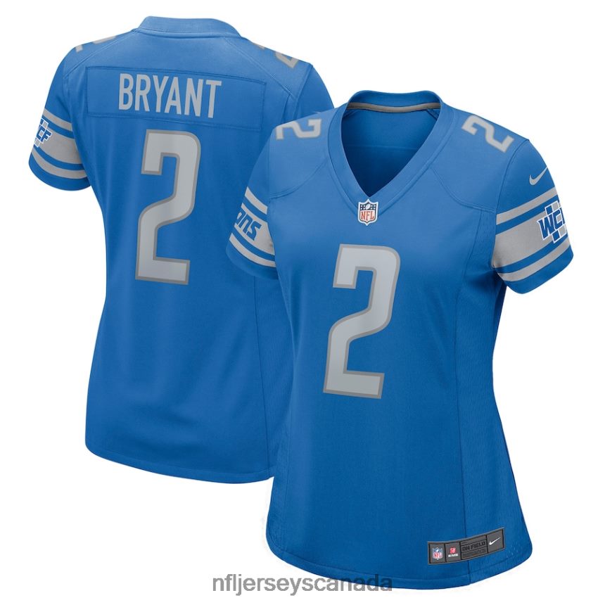 Women Detroit Lions Austin Bryant Nike Blue Player Game Jersey Clothing NFL TBXFR64126