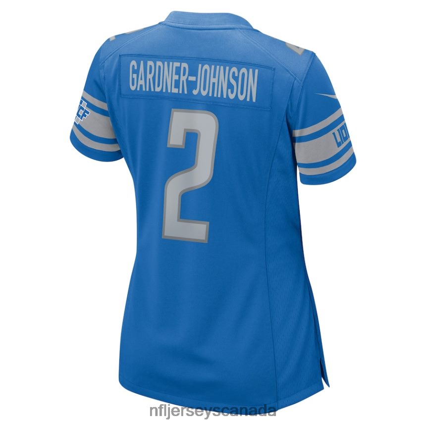 Women Detroit Lions Chauncey Gardner-Johnson Nike Blue Game Player Jersey Clothing NFL TBXFR63703