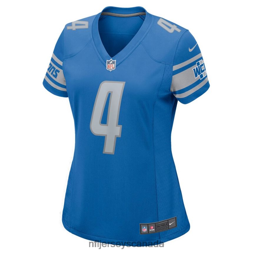 Women Detroit Lions DJ Chark Nike Blue Game Jersey Clothing NFL TBXFR65507
