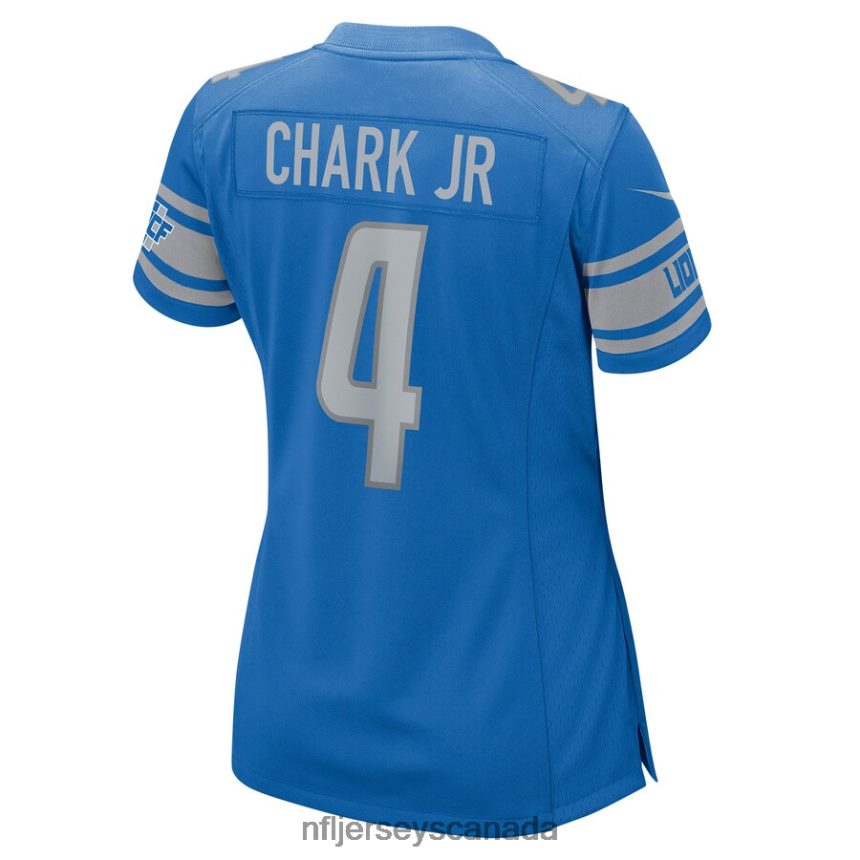 Women Detroit Lions DJ Chark Nike Blue Game Jersey Clothing NFL TBXFR65507