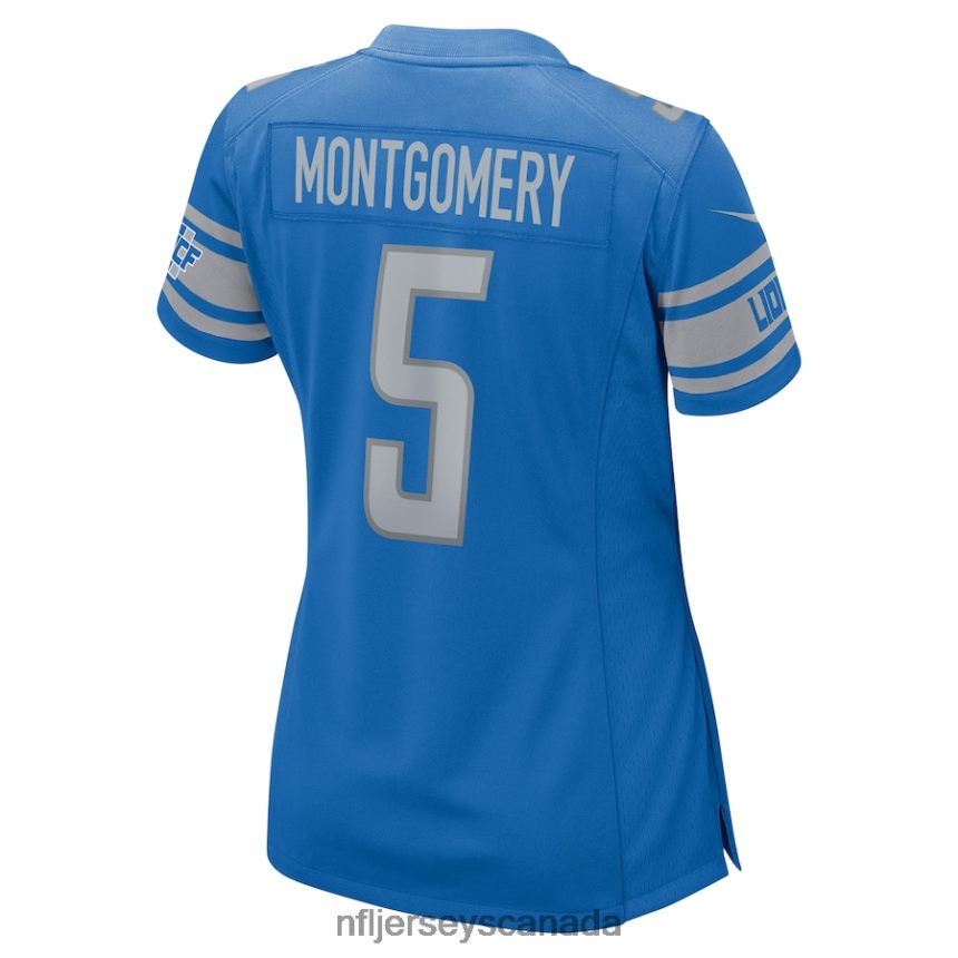 Women Detroit Lions David Montgomery Nike Blue Game Player Jersey Clothing NFL TBXFR63700