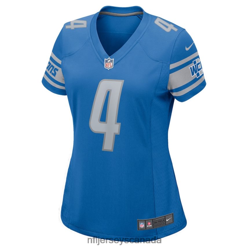 Women Detroit Lions Emmanuel Moseley Nike Blue Game Jersey Clothing NFL TBXFR63704