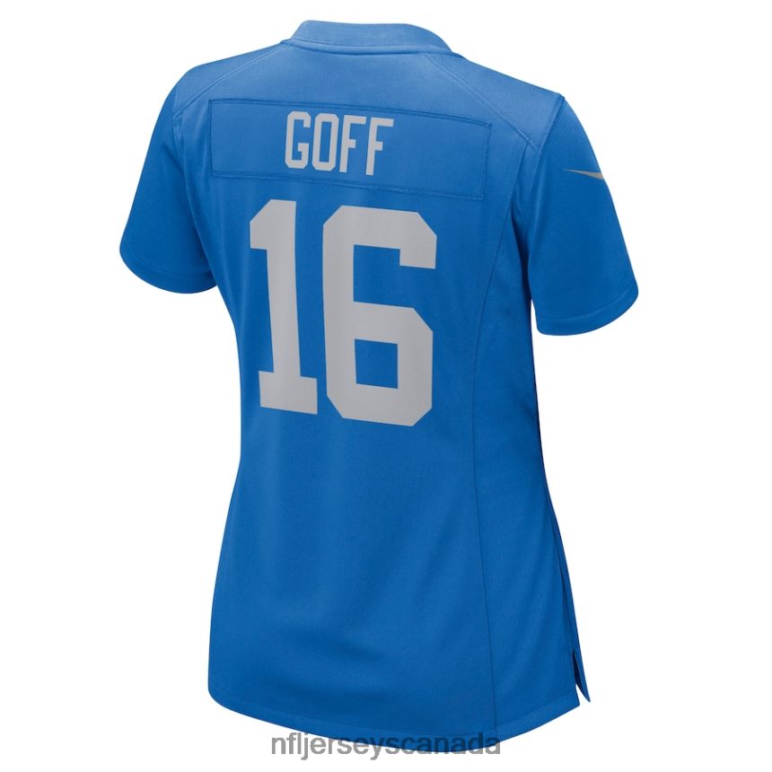 Women Detroit Lions Jared Goff Nike Blue Game Player Jersey Clothing NFL TBXFR65511