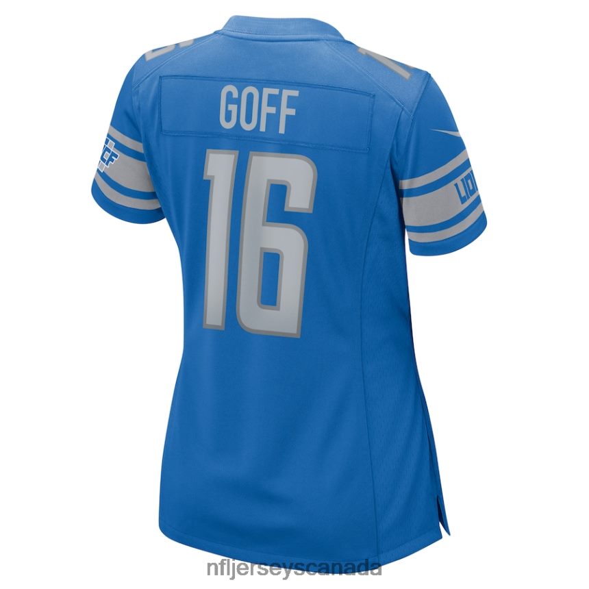 Women Detroit Lions Jared Goff Nike Blue Player Game Jersey Clothing NFL TBXFR65496