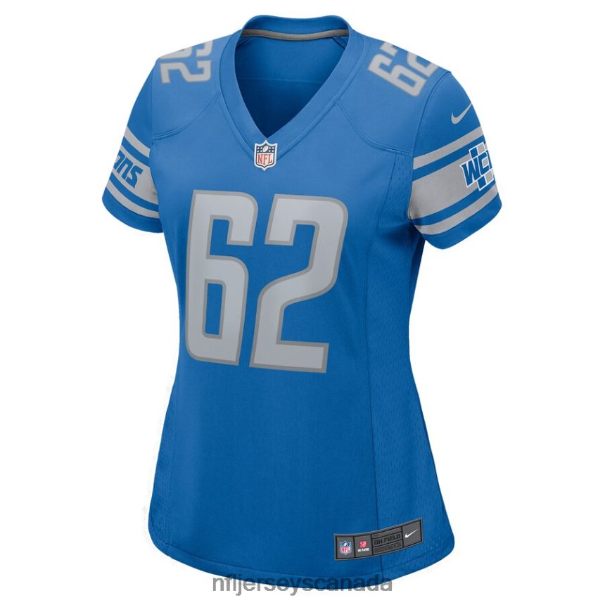 Women Detroit Lions Jarrid Williams Nike Blue Home Game Player Jersey Clothing NFL TBXFR65576