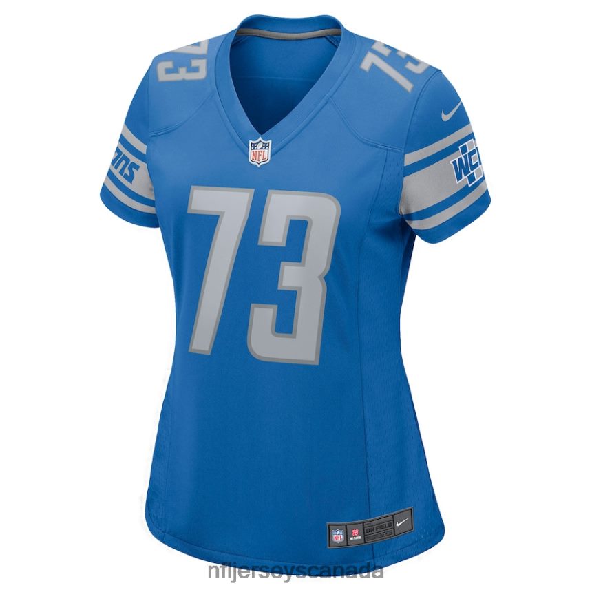 Women Detroit Lions Jonah Jackson Nike Blue Game Jersey Clothing NFL TBXFR65520