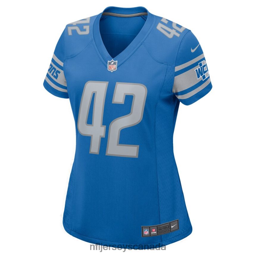 Women Detroit Lions Justin Jackson Nike Blue Player Game Jersey Clothing NFL TBXFR65510