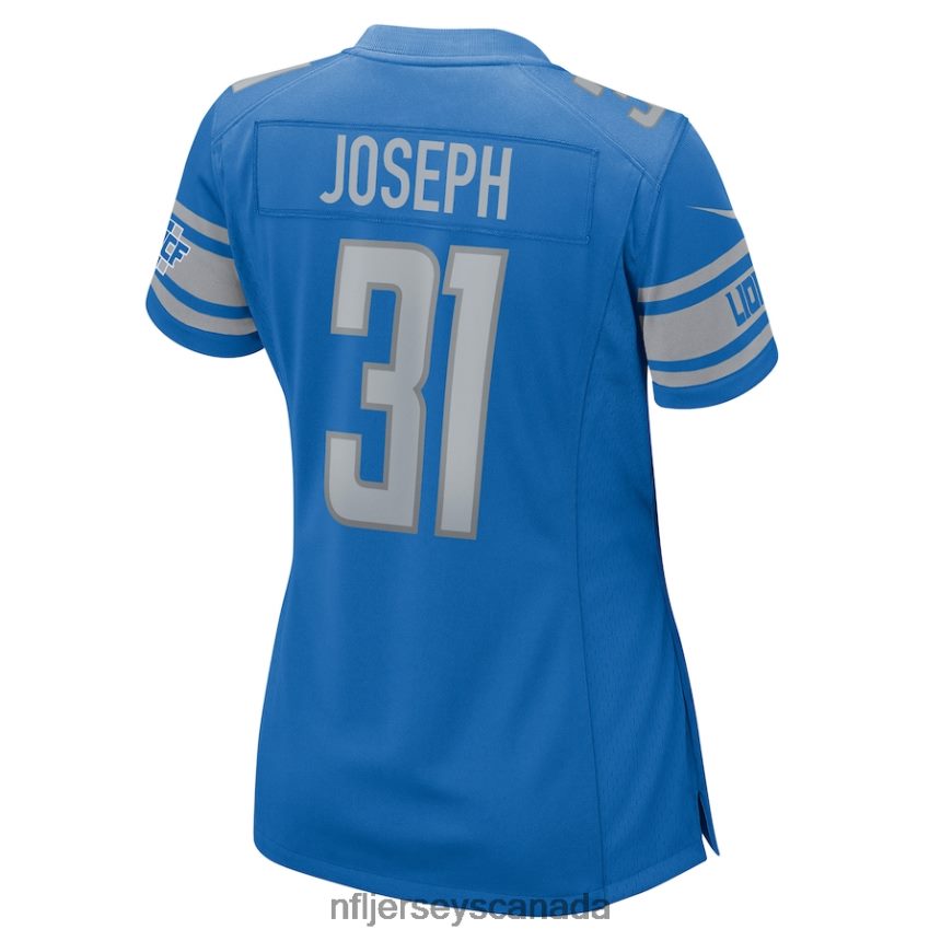 Women Detroit Lions Kerby Joseph Nike Blue Player Game Jersey Clothing NFL TBXFR65513