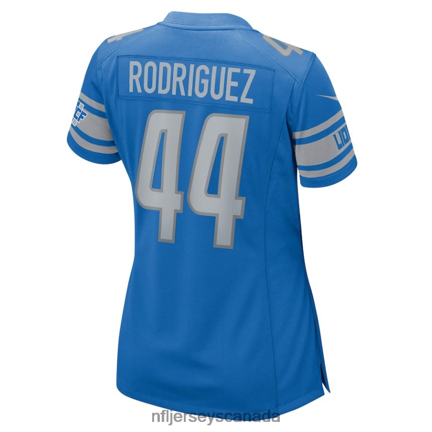 Women Detroit Lions Malcolm Rodriguez Nike Blue Player Game Jersey Clothing NFL TBXFR61114