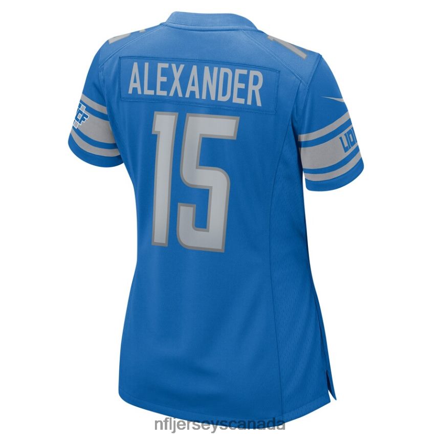 Women Detroit Lions Maurice Alexander Nike Blue Player Game Jersey Clothing NFL TBXFR64159
