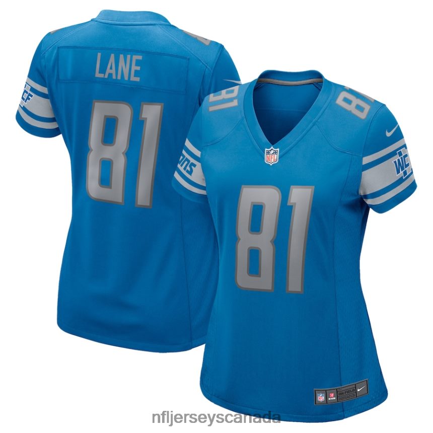 Women Detroit Lions Night Train Lane Nike Blue Game Retired Player Jersey Clothing NFL TBXFR65527
