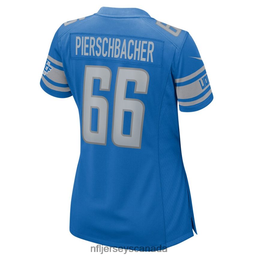 Women Detroit Lions Ross Pierschbacher Nike Blue Home Game Player Jersey Clothing NFL TBXFR65577