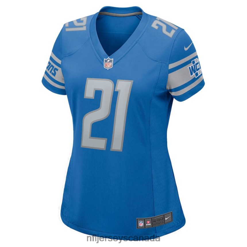 Women Detroit Lions Tracy Walker III Nike Blue Game Jersey Clothing NFL TBXFR63740