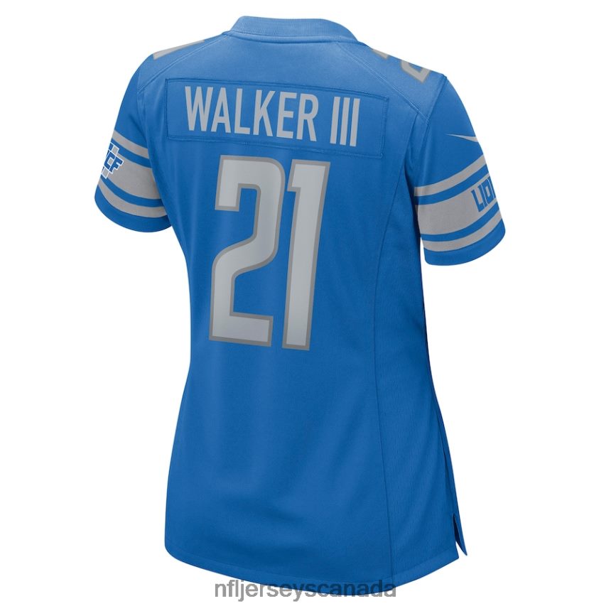 Women Detroit Lions Tracy Walker III Nike Blue Game Jersey Clothing NFL TBXFR63740