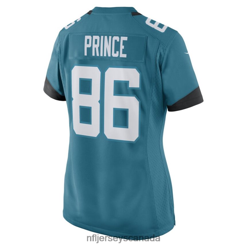 Women Gerrit Prince Jacksonville Jaguars Nike Teal Game Player Jersey Clothing NFL TBXFR65732