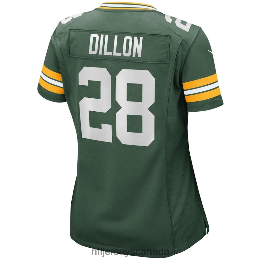 Women Green Bay Packers AJ Dillon Nike Green Player Game Jersey Clothing NFL TBXFR63002