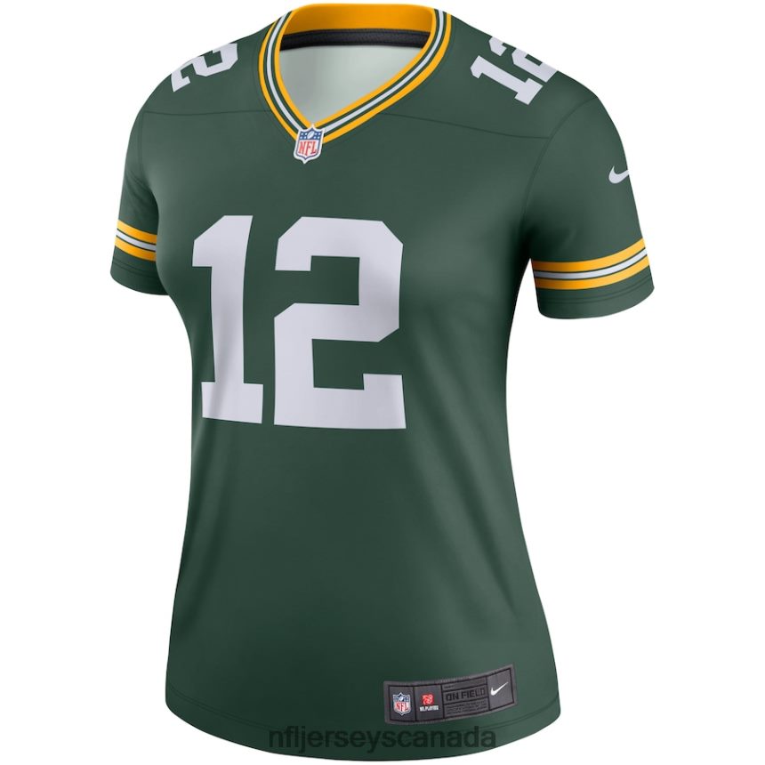 Women Green Bay Packers Aaron Rodgers Nike Green Legend Jersey Clothing NFL TBXFR6730