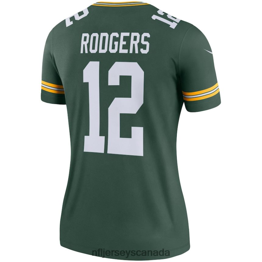 Women Green Bay Packers Aaron Rodgers Nike Green Legend Jersey Clothing NFL TBXFR6730