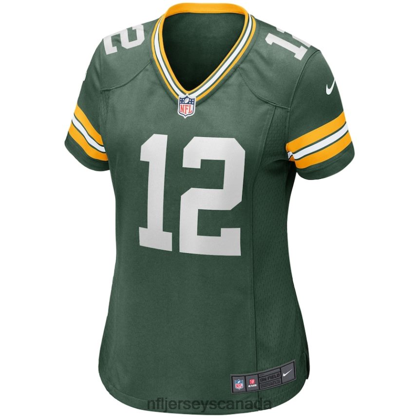 Women Green Bay Packers Aaron Rodgers Nike Green Player Jersey Clothing NFL TBXFR61626