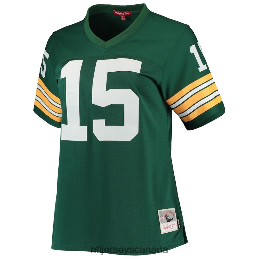 Women Green Bay Packers Bart Starr Mitchell  Ness Green 1967 Legacy Replica Player Jersey Clothing NFL TBXFR61805