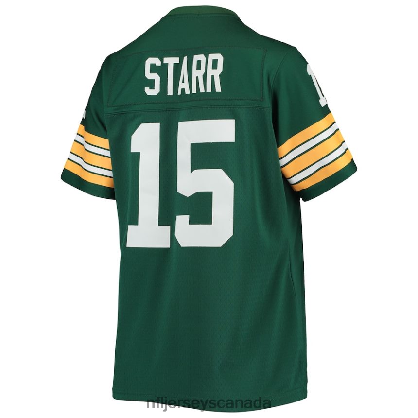 Women Green Bay Packers Bart Starr Mitchell  Ness Green 1967 Legacy Replica Player Jersey Clothing NFL TBXFR61805