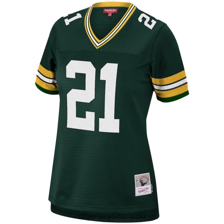 Women Green Bay Packers Charles Woodson Mitchell  Ness Green 2010 Legacy Replica Player Jersey Clothing NFL TBXFR63094