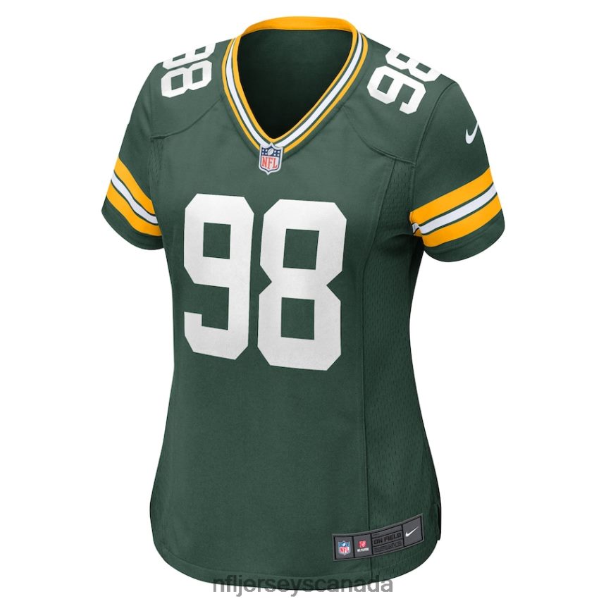 Women Green Bay Packers Chris Slayton Nike Green Game Player Jersey Clothing NFL TBXFR65137