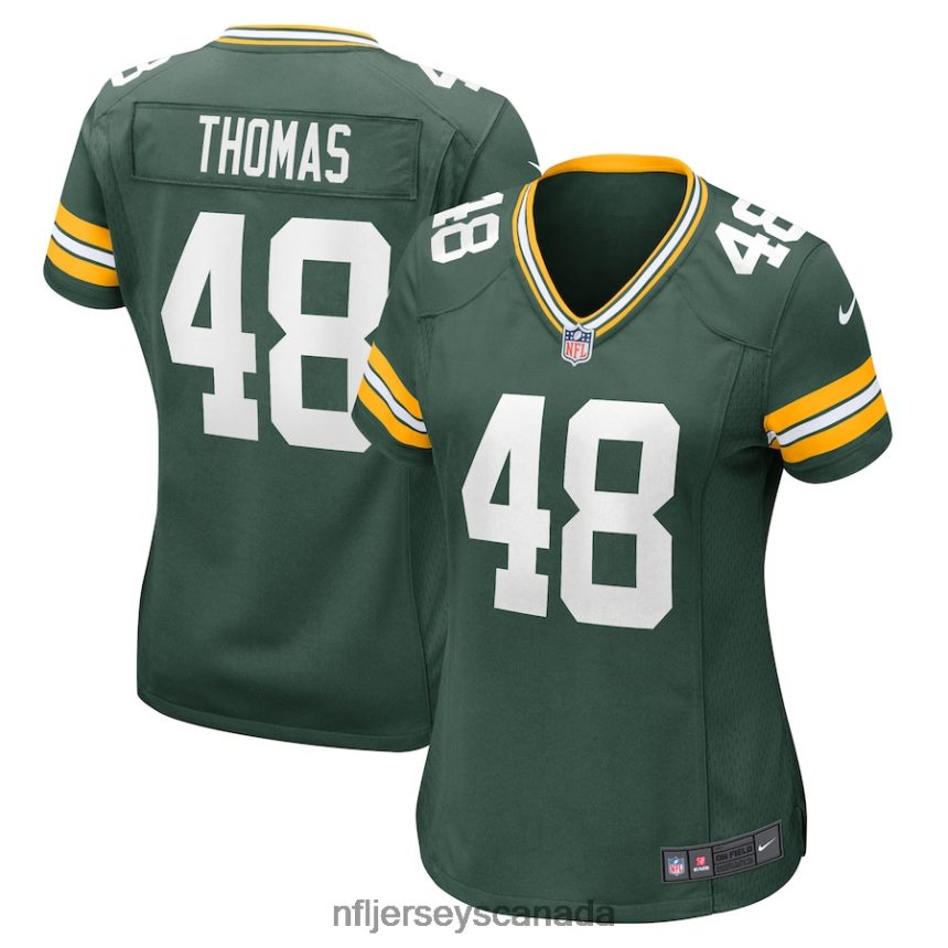 Women Green Bay Packers DQ Thomas Nike Green Home Game Player Jersey Clothing NFL TBXFR65406