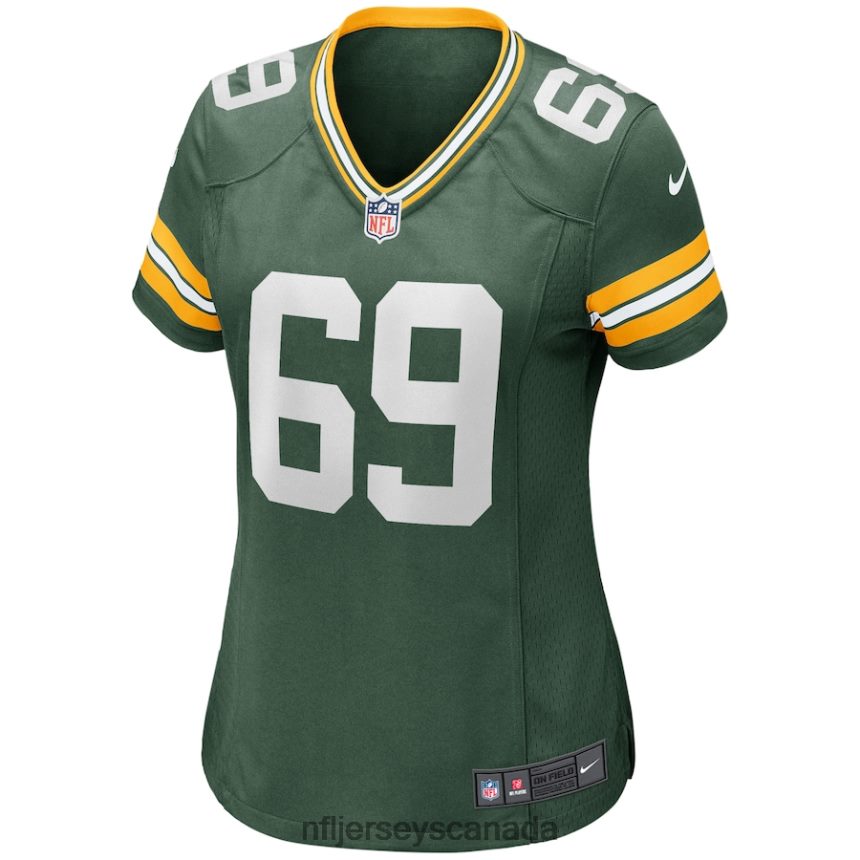 Women Green Bay Packers David Bakhtiari Nike Green Game Player Jersey Clothing NFL TBXFR63356