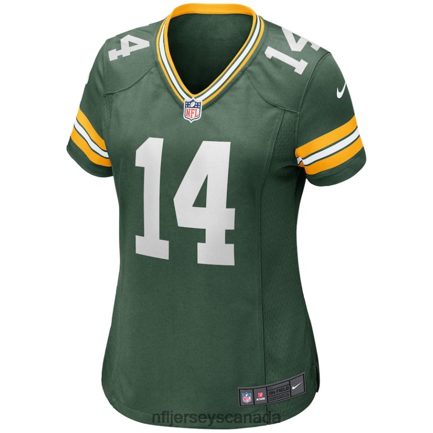 Women Green Bay Packers Don Hutson Nike Green Game Retired Player Jersey Clothing NFL TBXFR65326