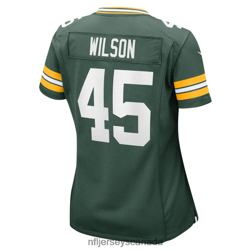 Women Green Bay Packers Eric Wilson Nike Green Home Game Player Jersey Clothing NFL TBXFR65408