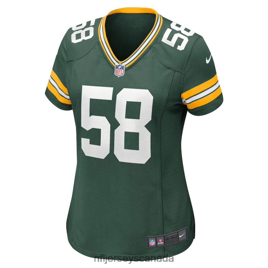 Women Green Bay Packers Isaiah McDuffie Nike Green Nike Game Jersey Clothing NFL TBXFR65323