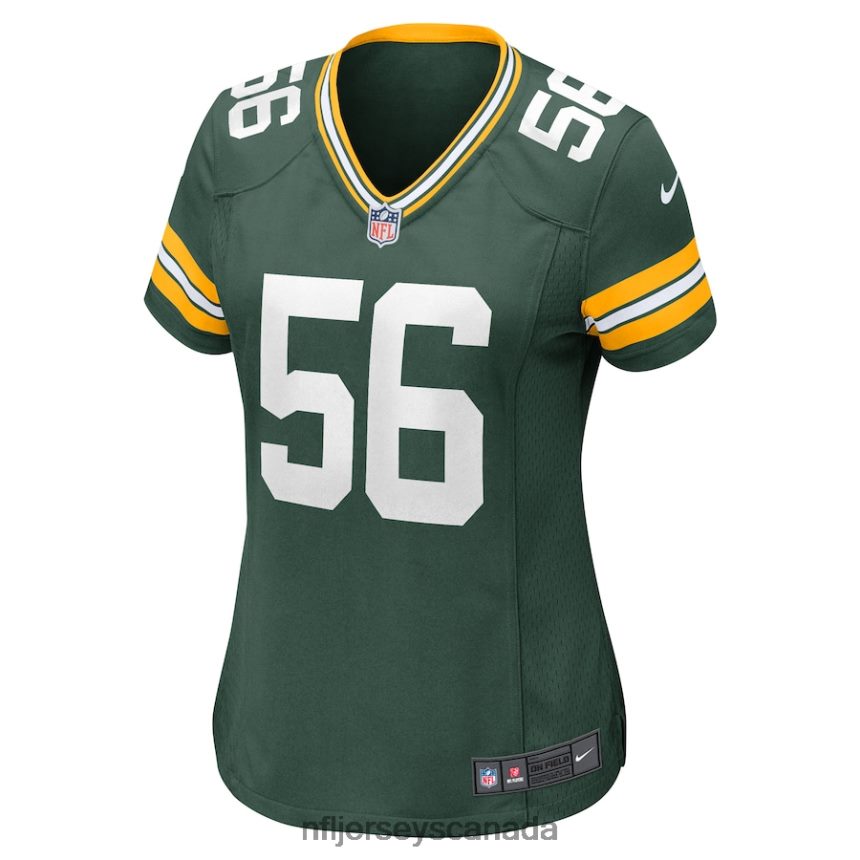 Women Green Bay Packers Jack Coco Nike Green Game Player Jersey Clothing NFL TBXFR65110