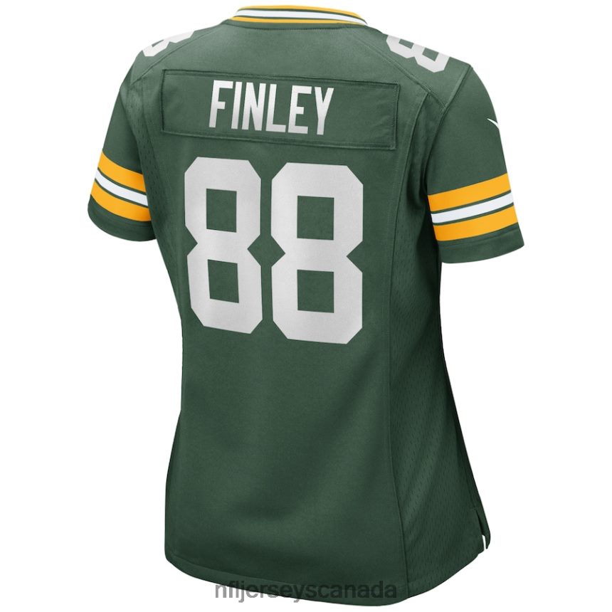 Women Green Bay Packers Jermichael Finley Nike Green Game Retired Player Jersey Clothing NFL TBXFR64065