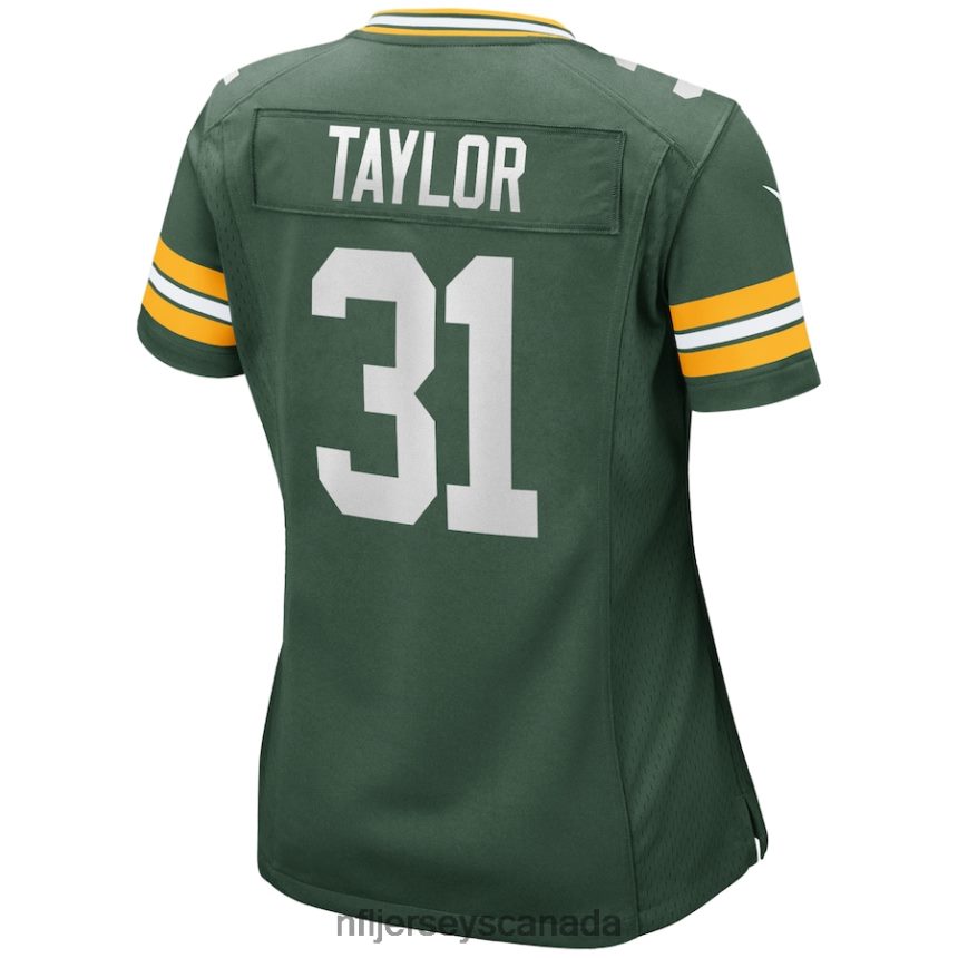 Women Green Bay Packers Jim Taylor Nike Green Game Retired Player Jersey Clothing NFL TBXFR65327