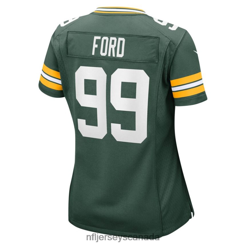 Women Green Bay Packers Jonathan Ford Nike Green Player Game Jersey Clothing NFL TBXFR65136