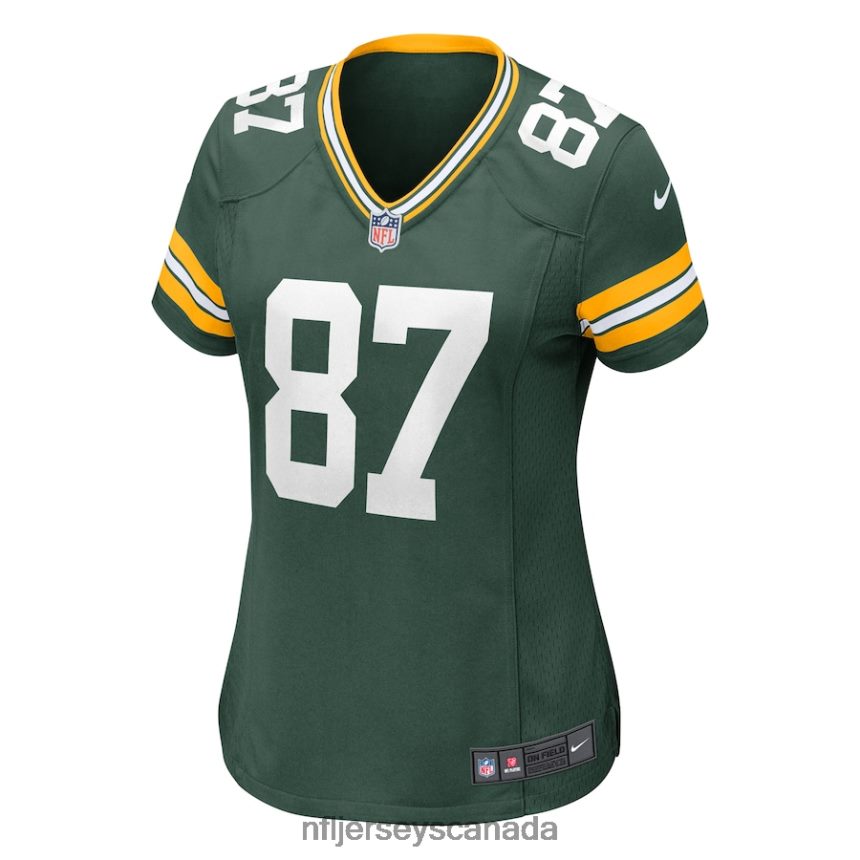 Women Green Bay Packers Jordy Nelson Nike Green Retired Game Jersey Clothing NFL TBXFR62842
