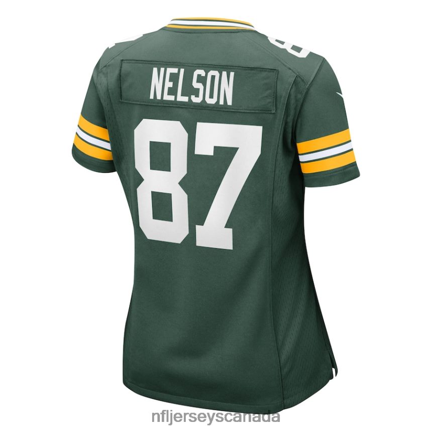 Women Green Bay Packers Jordy Nelson Nike Green Retired Game Jersey Clothing NFL TBXFR62842