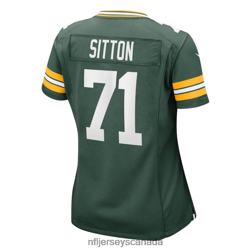 Women Green Bay Packers Josh Sitton Nike Green Retired Game Jersey Clothing NFL TBXFR64853
