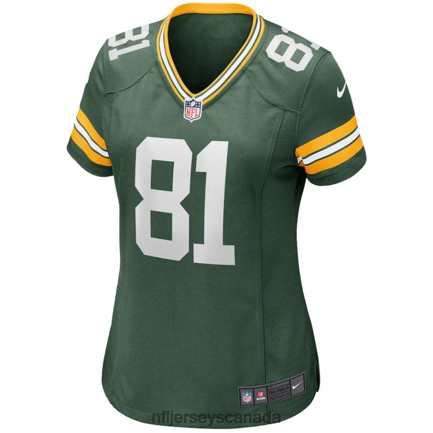 Women Green Bay Packers Josiah Deguara Nike Green Game Jersey Clothing NFL TBXFR65312