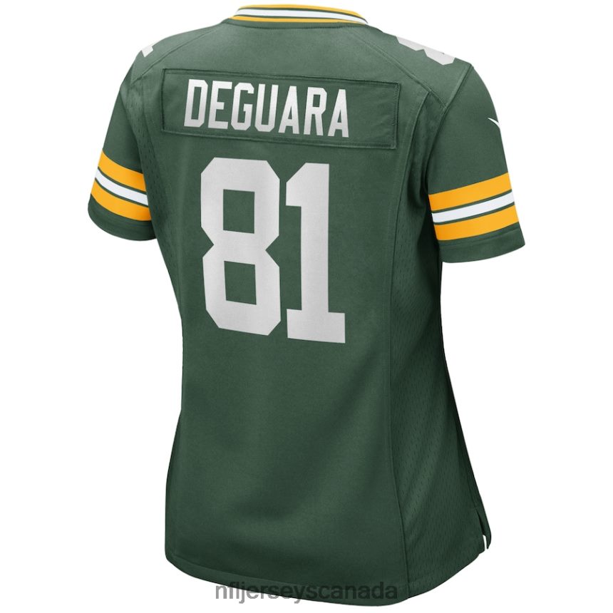 Women Green Bay Packers Josiah Deguara Nike Green Game Jersey Clothing NFL TBXFR65312
