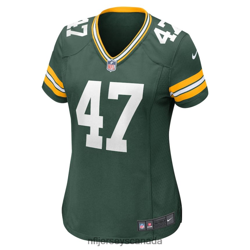 Women Green Bay Packers Justin Hollins Nike Green Home Game Player Jersey Clothing NFL TBXFR65411