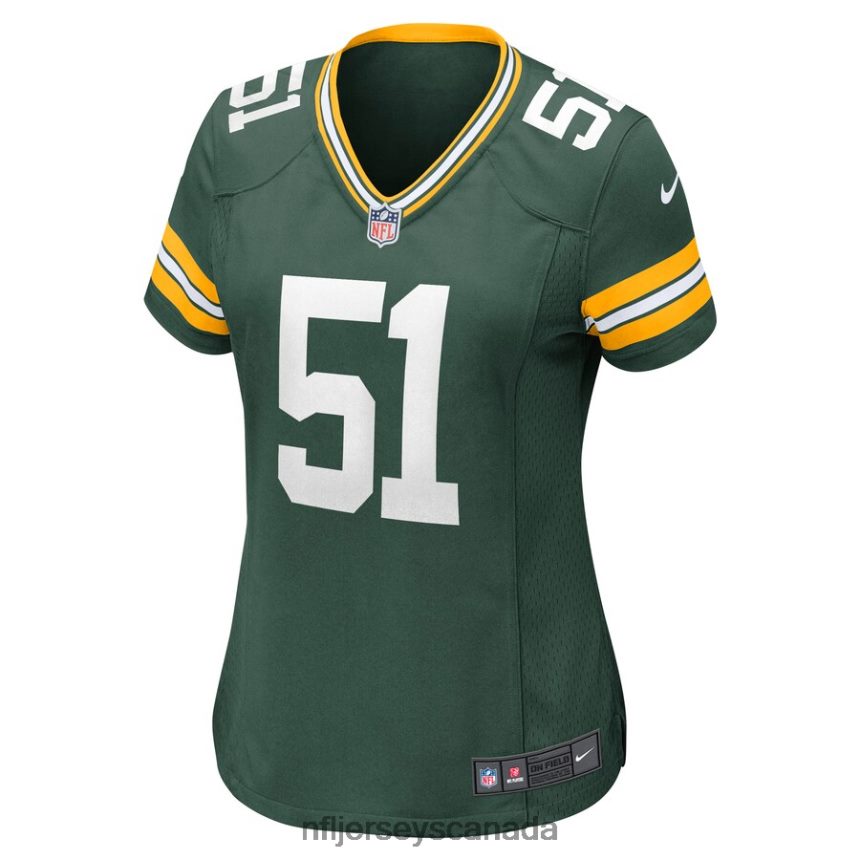 Women Green Bay Packers Krys Barnes Nike Green Nike Game Player Jersey Clothing NFL TBXFR65324
