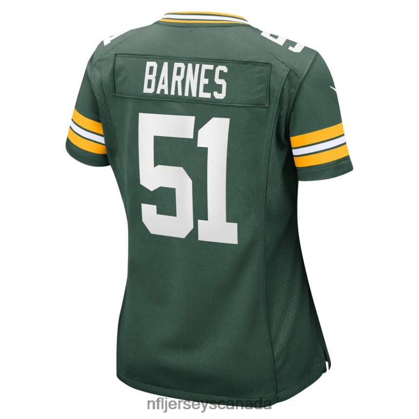 Women Green Bay Packers Krys Barnes Nike Green Nike Game Player Jersey Clothing NFL TBXFR65324