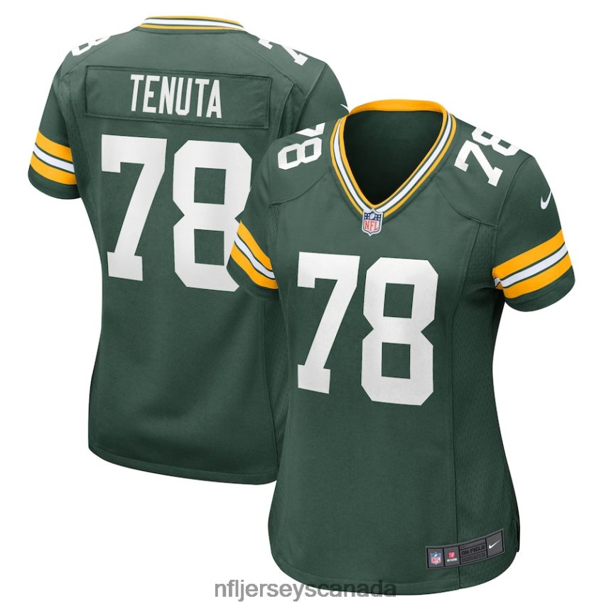 Women Green Bay Packers Luke Tenuta Nike Green Home Game Player Jersey Clothing NFL TBXFR64027