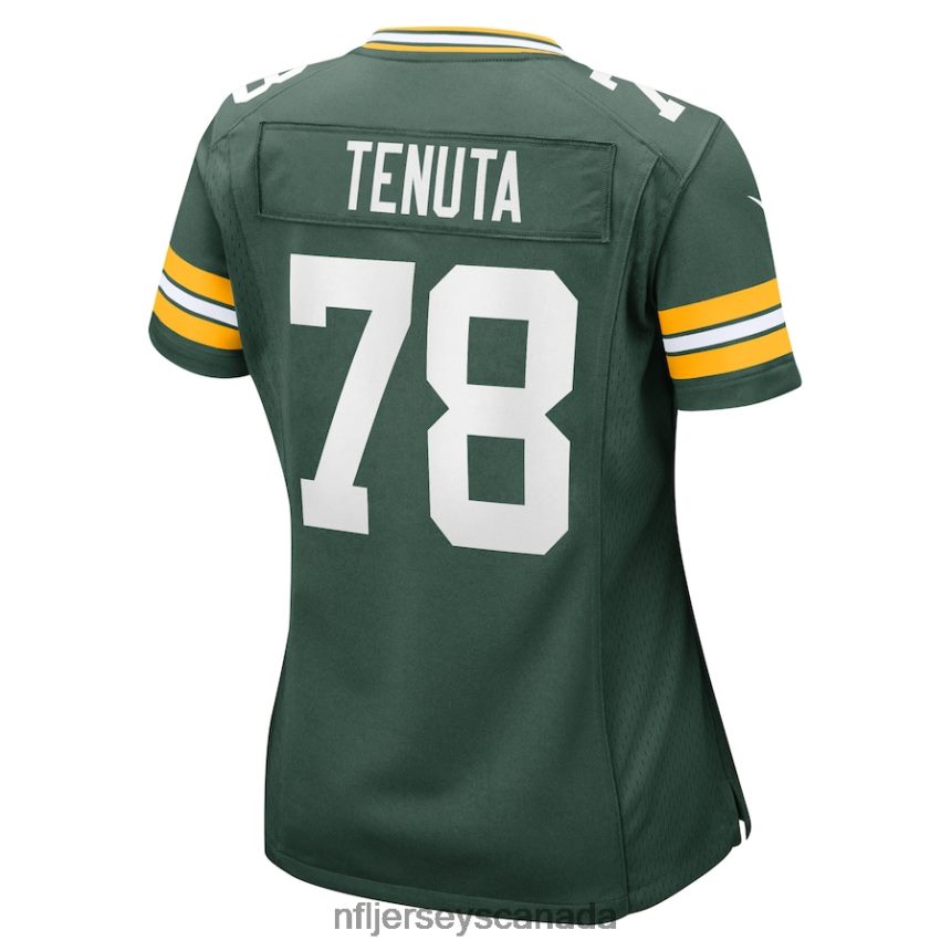 Women Green Bay Packers Luke Tenuta Nike Green Home Game Player Jersey Clothing NFL TBXFR64027