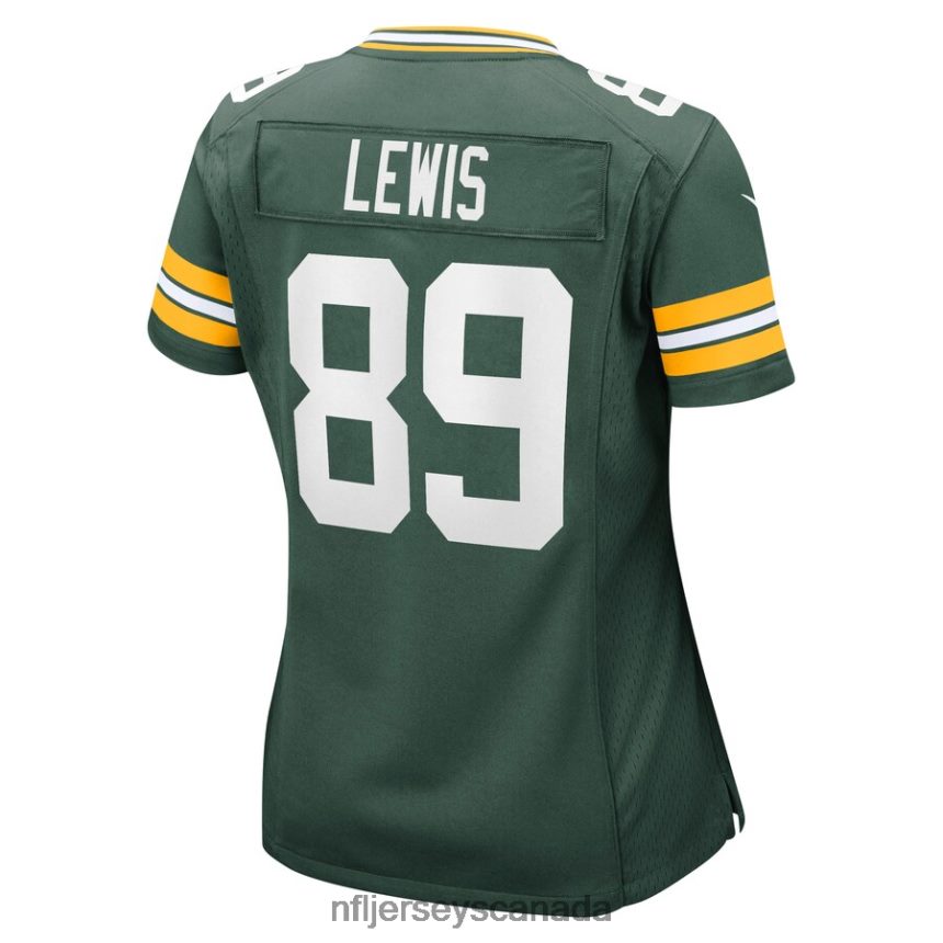 Women Green Bay Packers Marcedes Lewis Nike Green Game Jersey Clothing NFL TBXFR64063