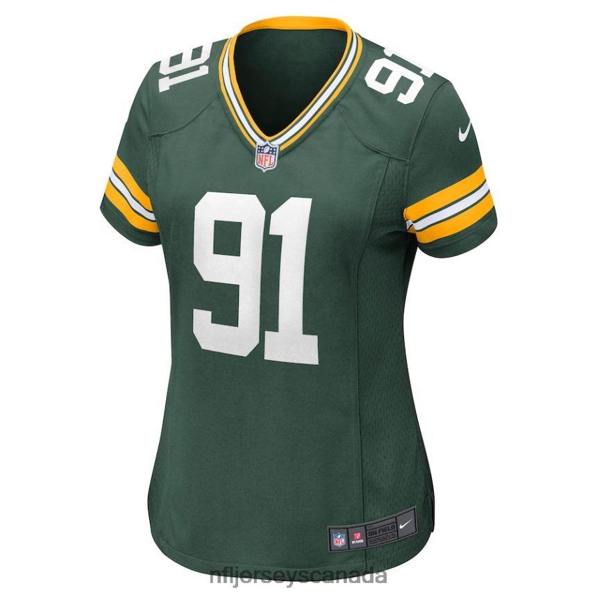Women Green Bay Packers Preston Smith Nike Green Game Jersey Clothing NFL TBXFR65315