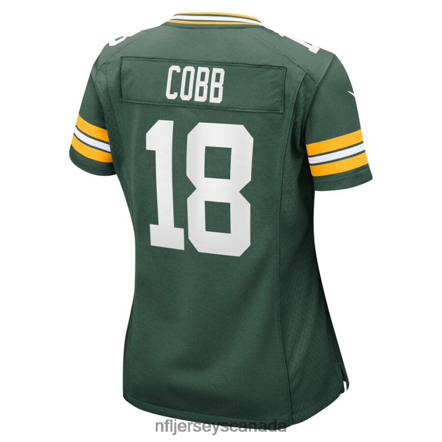 Women Green Bay Packers Randall Cobb Nike Green Nike Game Player Jersey Clothing NFL TBXFR62279